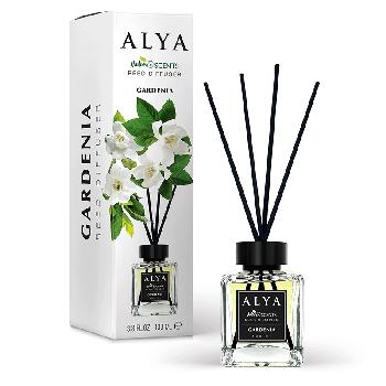 3.4oz Alya Nature's Scents Reed Diffuser [Gardenia]