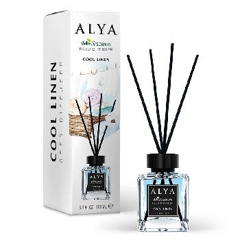 3.4oz Alya Nature's Scents Reed Diffuser [Cool Linen]
