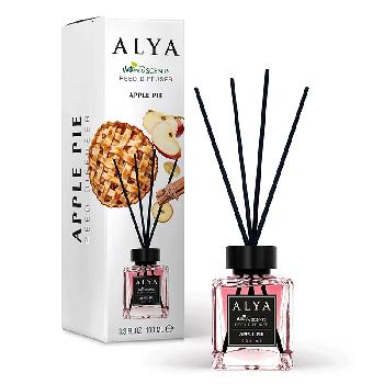 3.4oz Alya Nature's Scents Reed Diffuser [Apple Pie]