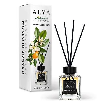 3.4oz Alya Nature's Scents Reed Diffuser [Orange Blossom]