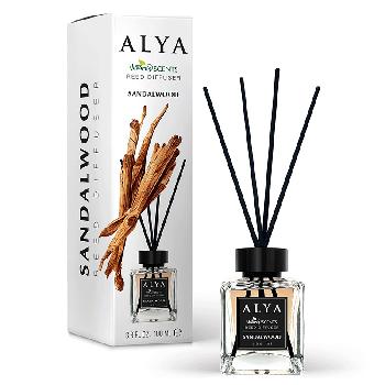 3.4oz Alya Nature's Scents Reed Diffuser [Sandalwood]