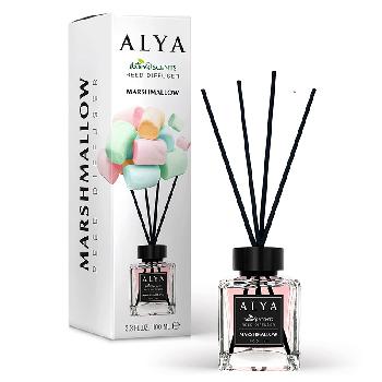 3.4oz Alya Nature's Scents Reed Diffuser [Marshmallow]