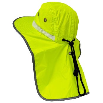 Legionnaires Hat [Solid Color with Mesh Sides] Neon [Neon Green]
