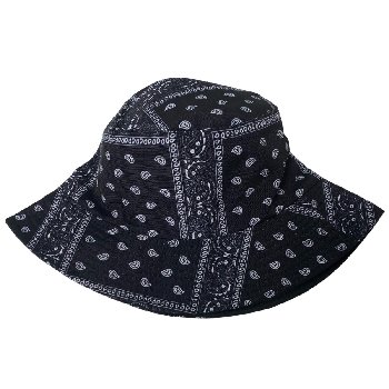 Bucket Hat [Bandana Paisley][Black Only]