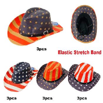 Youth Size Americana Cowboy Hat [Stars and Stripes]
