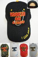Hooked on Jesus Ball Cap - <b>Assorted colors</b> [Colors upon availability]