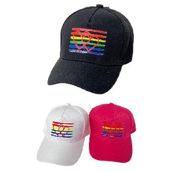 Pride Hat [Love is Love/Double Heart/Rainbow] Screen Print