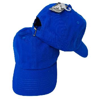 Dad Hat: ROYAL BLUE 100% Cotton Vintage Washed (Buckle) Unisex