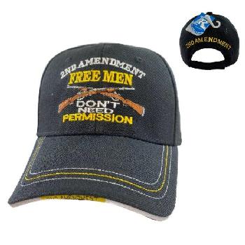 2nd Amendment Hat [Free Men Don't Need Permission]