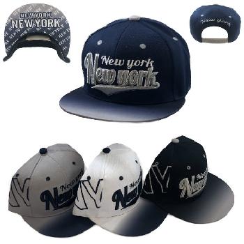 Snap Back Flat Bill-NEW YORK [Fade Top/Printed Bottom Bill]