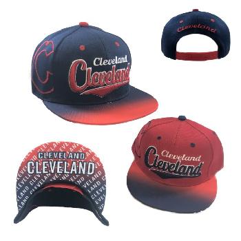 Snap Back Flat Bill-CLEVELAND [Fade Top/Printed Bottom Bill]N/R