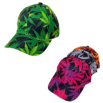 Silky Psychedelic Marijuana Ball Cap
