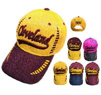 Air Mesh CLEVELAND Hat [Wine/Gold]