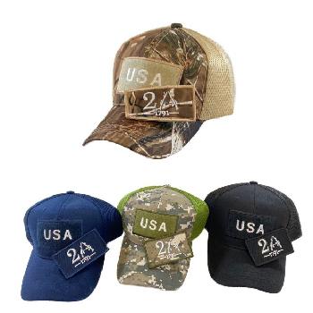 Detachable Patch Hat/2nd Amendment [USA] Soft Mesh Back