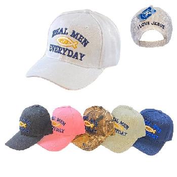 Real Men Pray Everyday Ball Cap