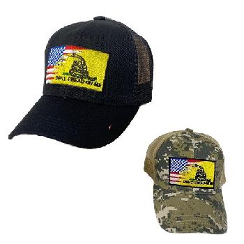 Summer Mesh DON'T TREAD ON ME with American Flag Ball Cap