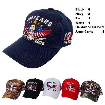 250 Years [1776-2026] Hat with Eagle