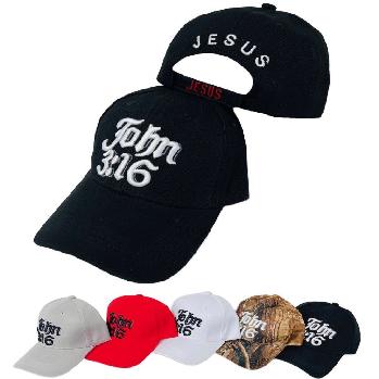 John 3:16 Hat - <b>Assorted colors</b> [Colors upon availability]