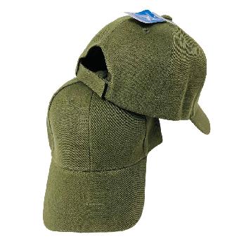 Solid Army Green Ball Cap - Solid Green Only