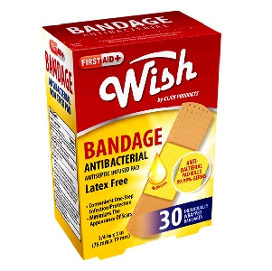 30ct Antibacterial Bandage