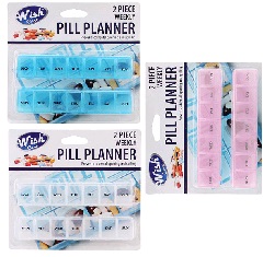 2pc Weekly Pill Planner