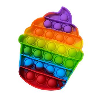 Push Pop Fidget Toy [Pastel Sundae] 6.5"x5"