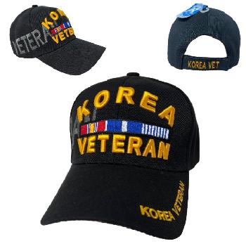 Korea Veteran Hat [Shadow] - Black Only