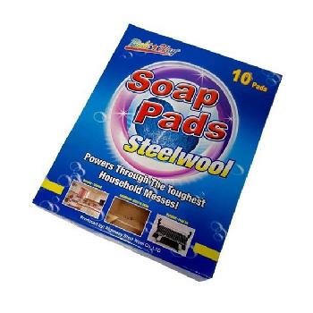 10pk Steel Wool Soap Pads