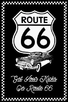 11.75"x8" Metal Sign- Get Your Kicks on Route 66