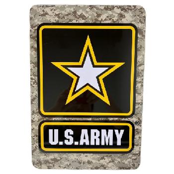11.75"x8" Metal Sign- Licensed US Army Star