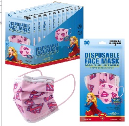 Three Layer Child's Disposable Face Mask 10pk [SUPERGIRL]