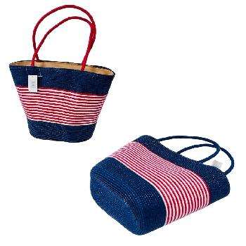 Woven Straw Beach/Market Tote [Americana]