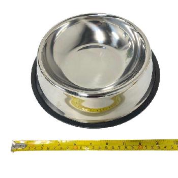 Stainless Steel Pet Bowl [Medium] 10"