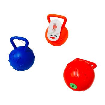 Kettlebell-Shaped Rubber Squeaker Toy [5"x4.1"]