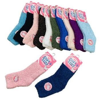 Soft & Cozy Fuzzy Socks [Non-Slip/Solid Color]