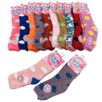 Soft & Cozy Fuzzy Socks [Polka Dots]