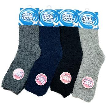Men's Soft & Cozy Fuzzy Socks [Solid Colors]