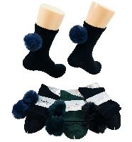 Ladies Fashion Socks [Poms Poms]