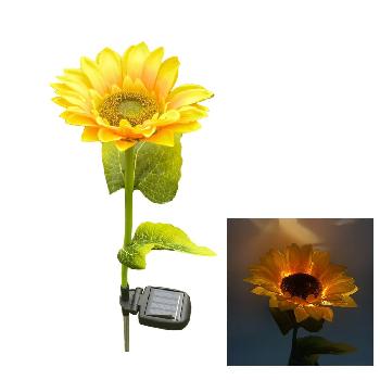 Light-Up Solar Garden Stake [1 Sunflower] - <span style="color:red">VIDEO AVAILABLE</span>