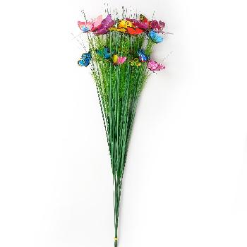 30" Greenery Stalk with Butterflies [6 Stalks per Sleeve]