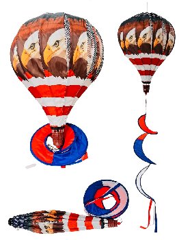 21" Air Balloon Spinner [Eagle with Flag]