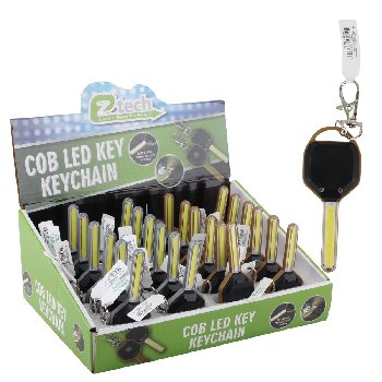 COB LED Keychain [3.25"x1.25" Key-Shaped]