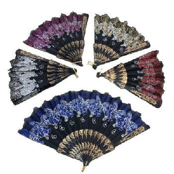 Folding Fan [Butterfly with Lace]