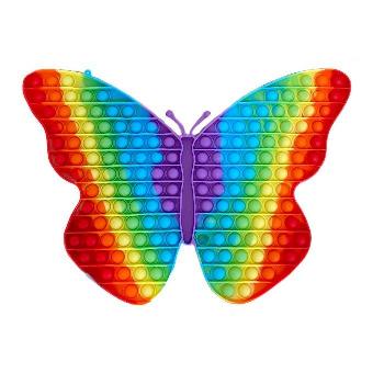 Push Pop Fidget Toy [JUMBO Rainbow Butterfly] 11"x15"