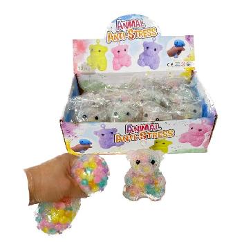 Squishy Bear with Water Beads Stress Toy