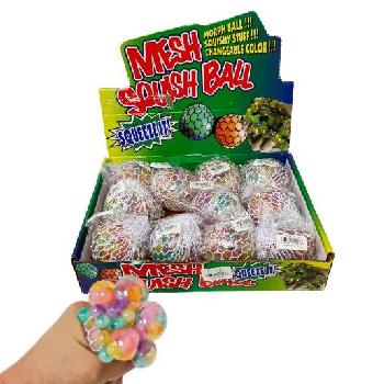 Mesh Squish Ball with Water Beads