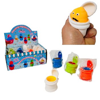 Squeeze/Pop-Up Doo-Doo in a Potty Toy