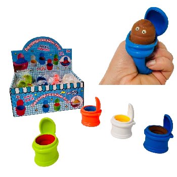 Squeeze/Pop-Up Doo-Doo in a Potty Toy