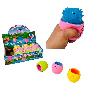 Squeeze/Pop-Up Dinosaur in an Egg Toy