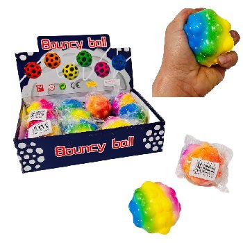 3" EVA High-Bouncing Ball [Rainbow Color]